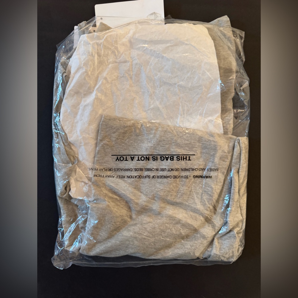 Uniqlo Airism Short Sleeve V-Neck Tunic Top, Gray, size XXL - Picture 6 of 12